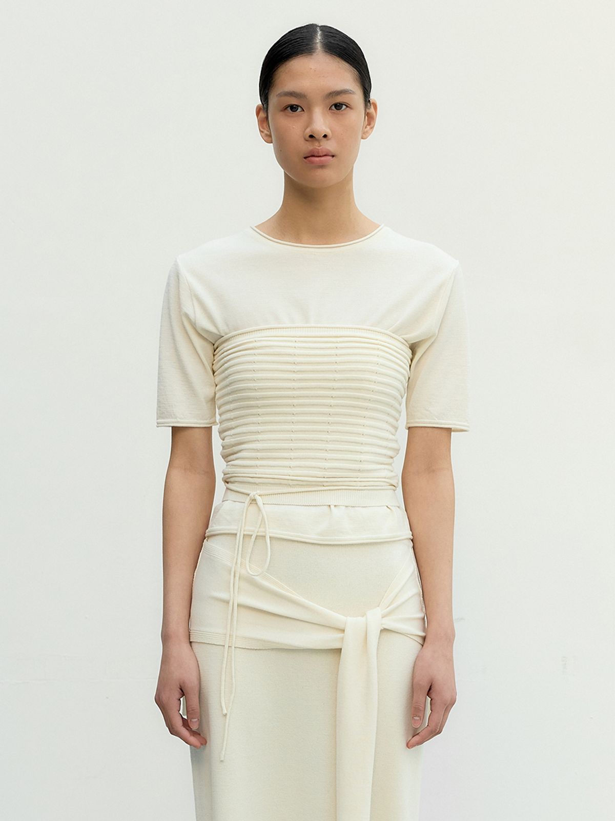 레이스(RRACE) Ridge Scashi Bustier_Ivory