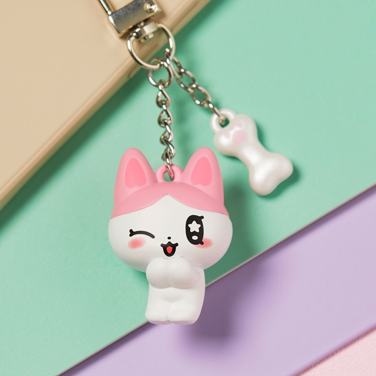 카카오프렌즈(KAKAO FRIENDS) 골골즈 피규어 키링_김콩이