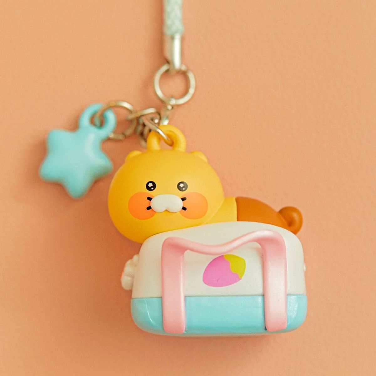 카카오프렌즈(KAKAO FRIENDS) 세비지 스트랩 키링(가방)_춘식이