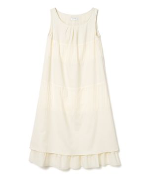 더블 슬리브리스 드레스 [에크루]