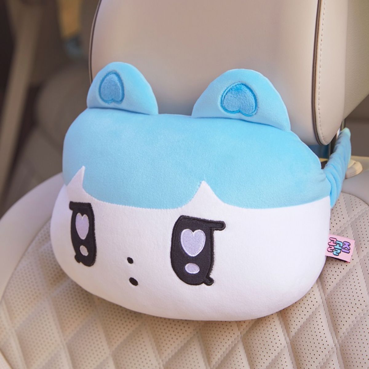카카오프렌즈(KAKAO FRIENDS) 골골즈 차량용 목쿠션_박밤이
