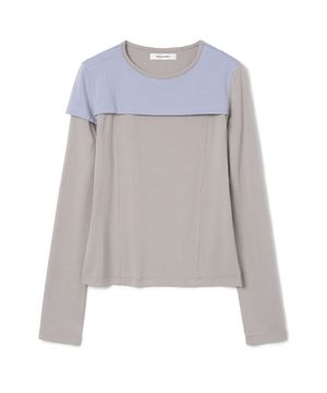 하프 볼레로 티셔츠 [스카이 블루]