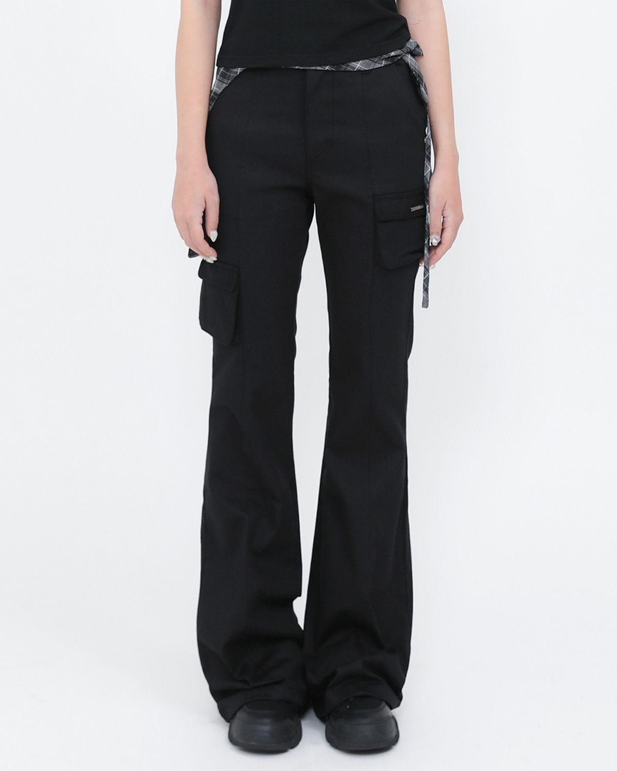 ◆MISEKI SEOUL◆ Line pocket cargo pants BLACK MSK251PT03BK MUSINSA | MISEKI SEOUL Line pocket cargo pants [2color]
