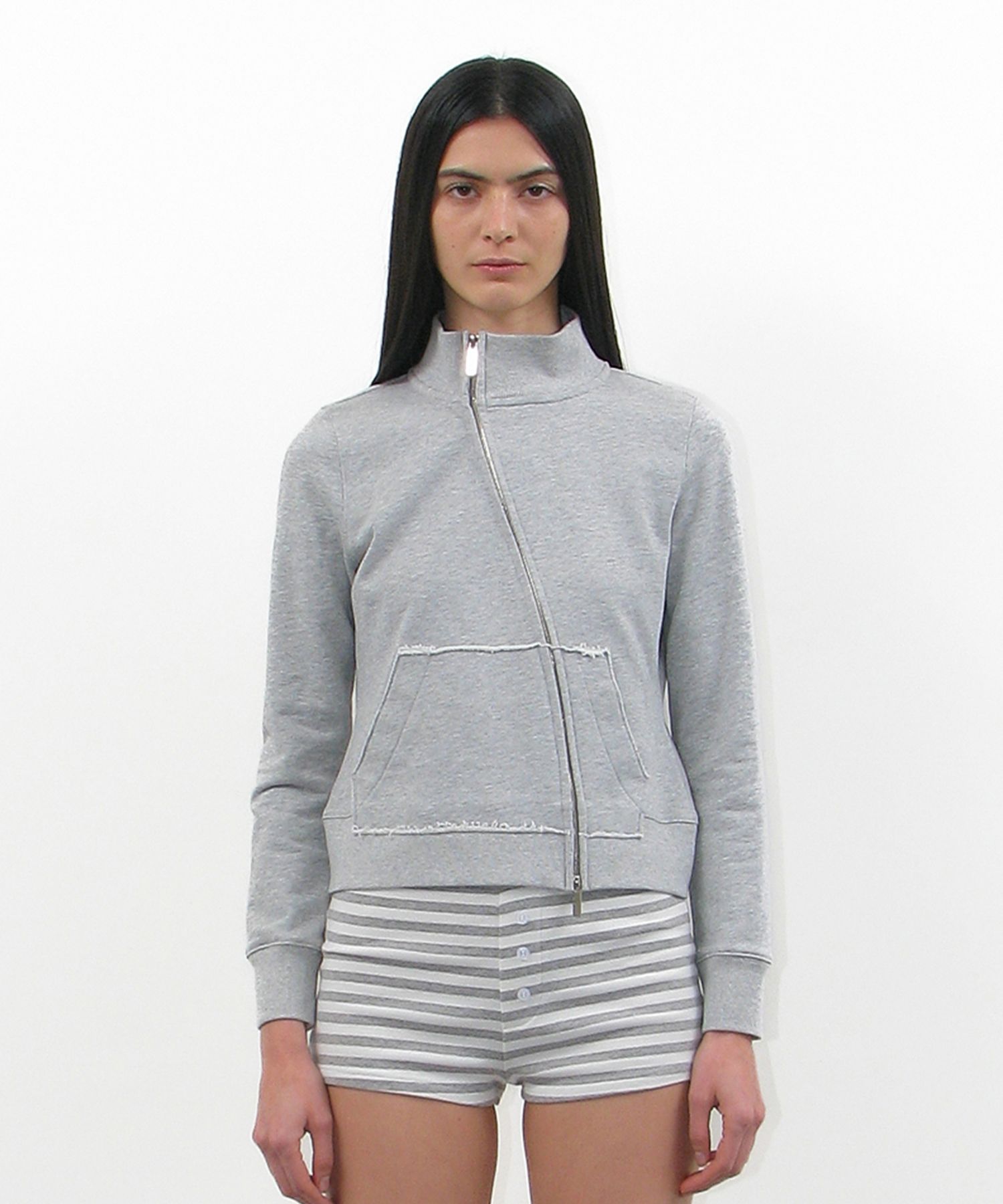 PARTIMENTO WOMAN ♥ CUT-OFF 93 UNBALANCED TRACK ZIP-UP MUSINSA | PARTIMENTO WOMEN Cutoff 93 Unbalanced Track Zip