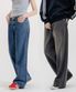 [2PACK] 베이직 워싱 와이드 데님 팬츠 12 Color [ULZD_9004]