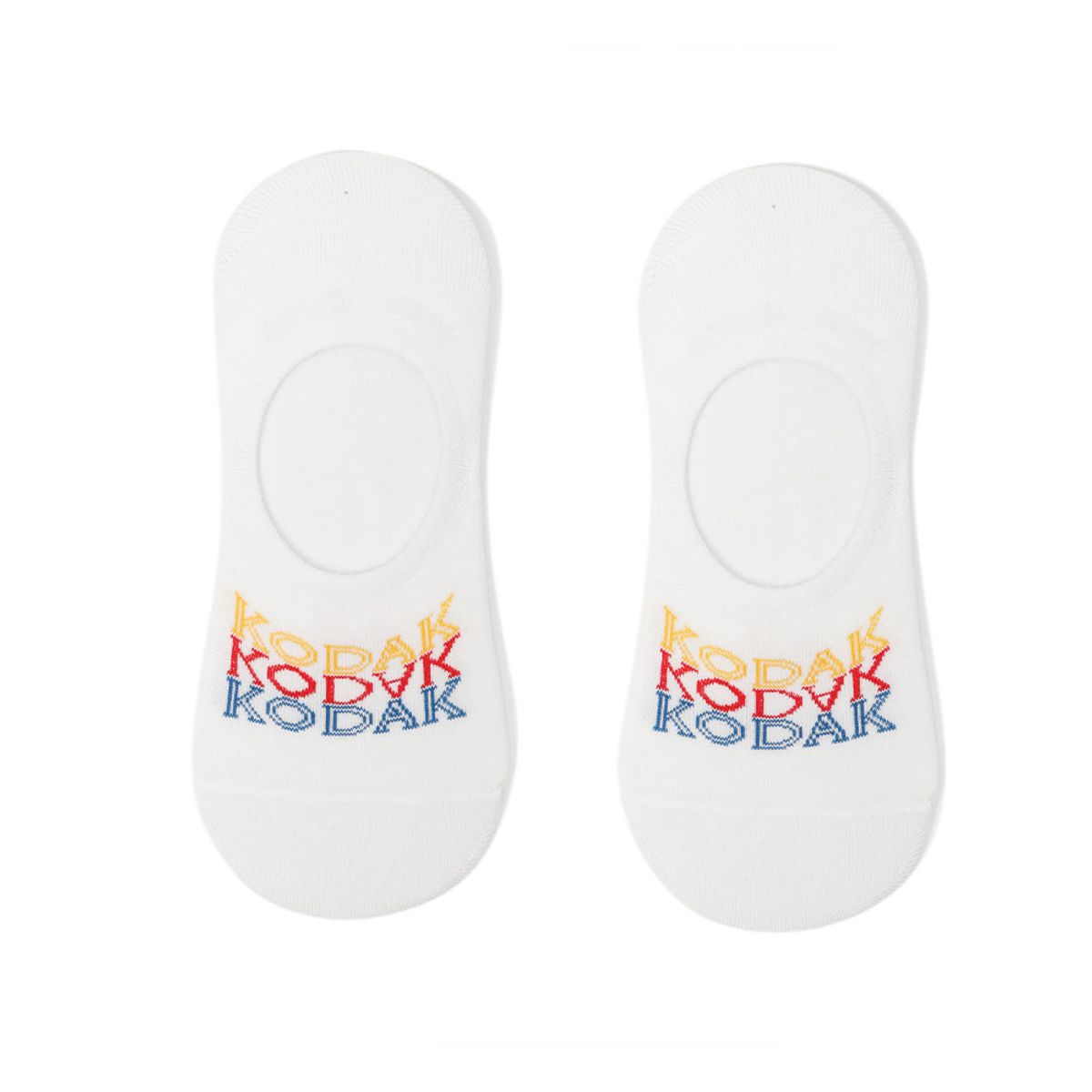 코닥(KODAK) 레터링 노쇼 삭스 WHITE