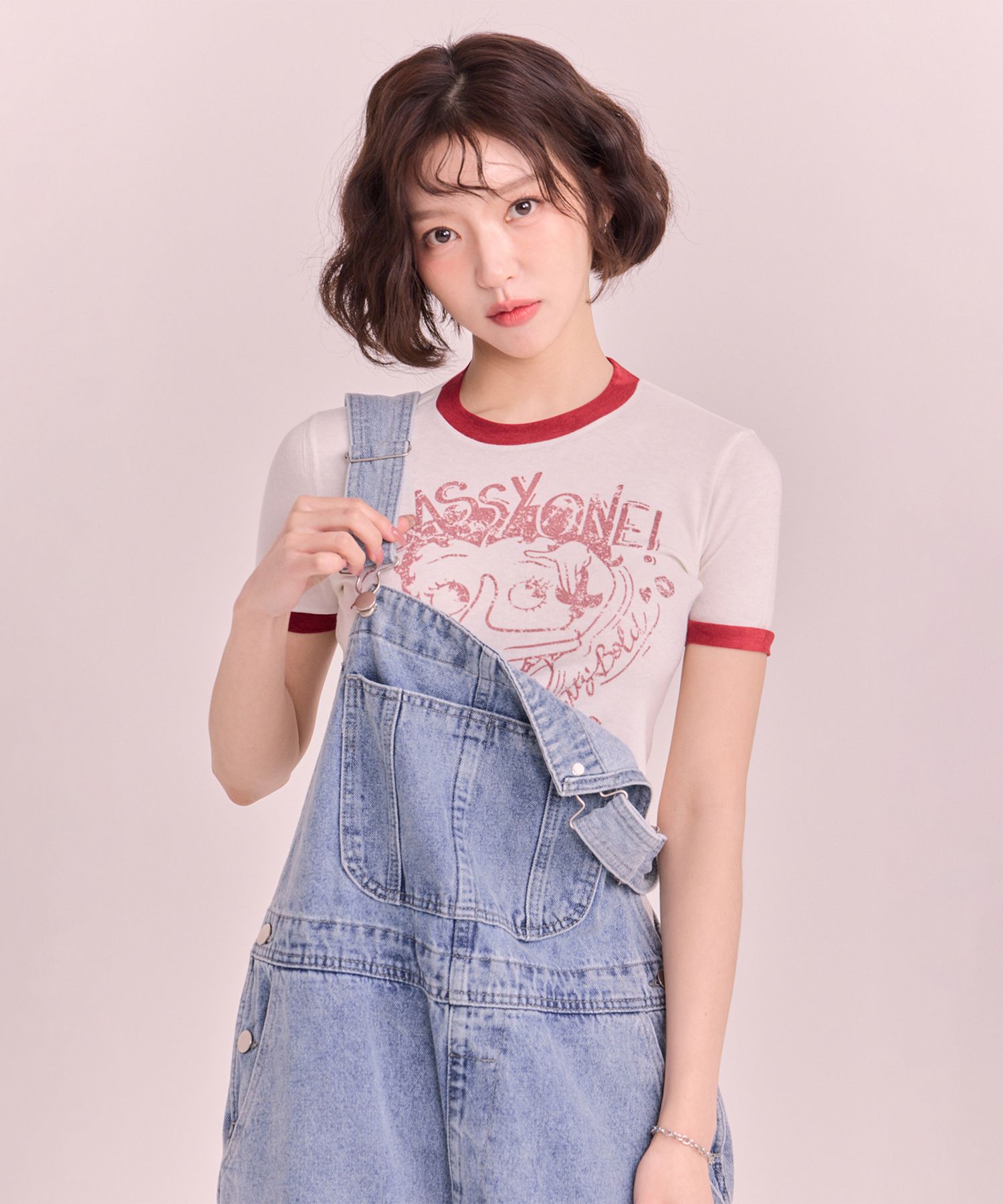 Tシャツ・カットソー ULKIN CANVAS Betty Boop Original Tight Ringer Short Sleeve T MUSINSA | ULKIN CANVAS Betty Boop Original Tight Ringer