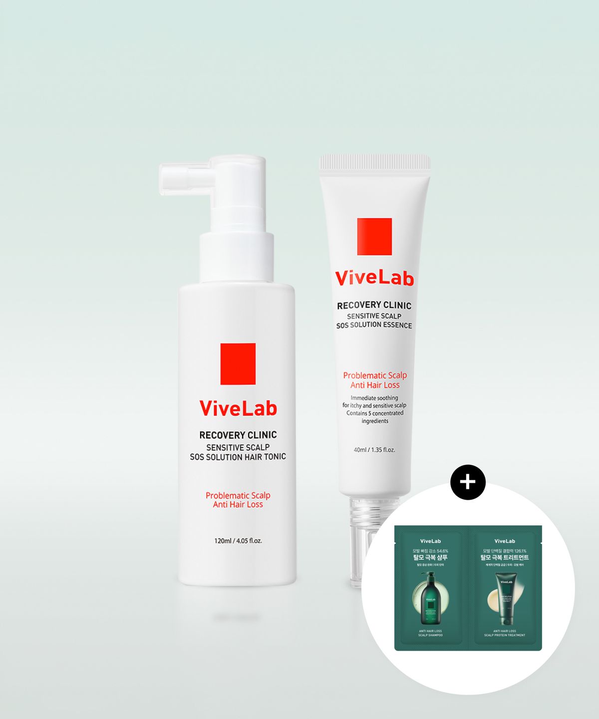 바이브랩(VIVELAB) SOS 두피 트러블 토닉 + 두피 에센스