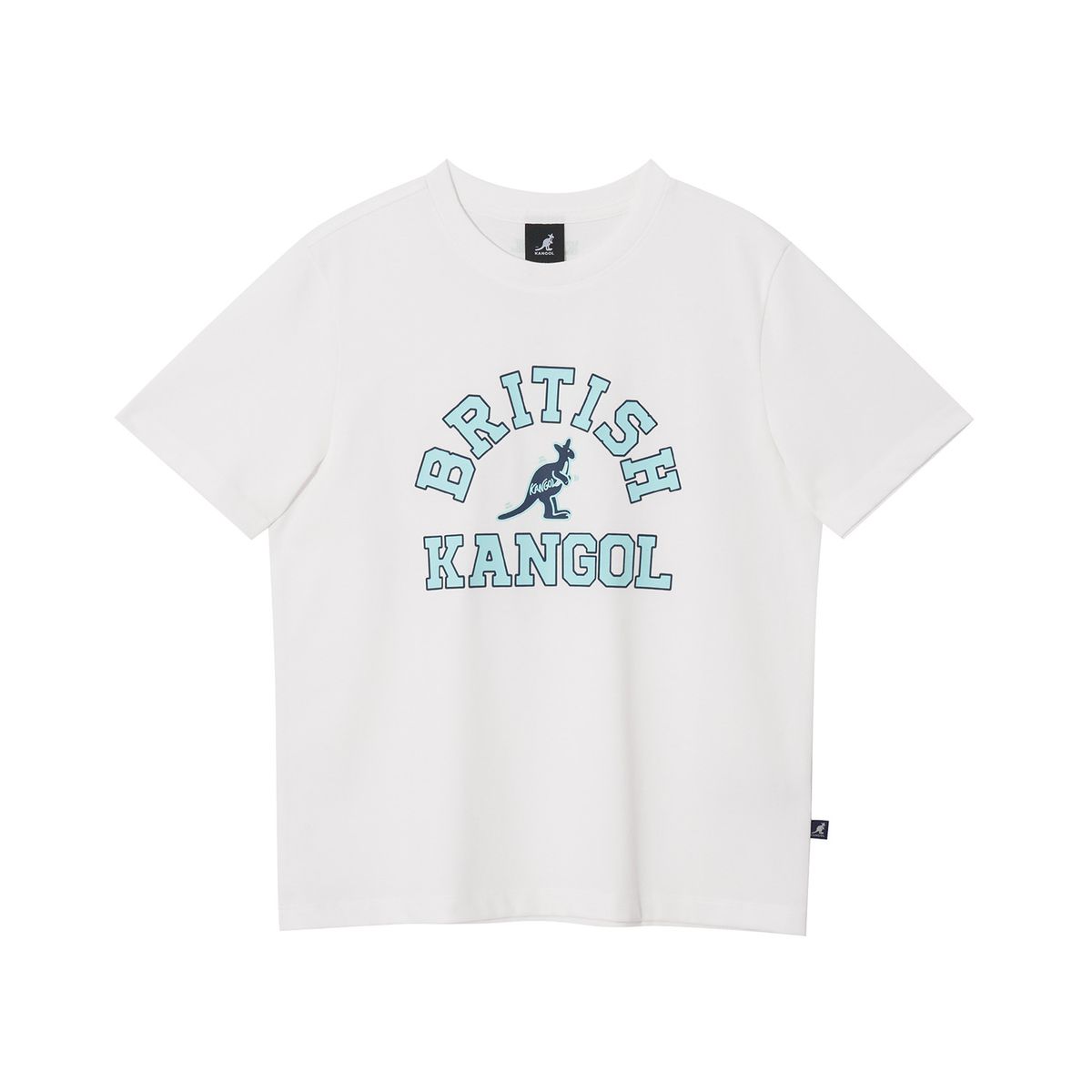 캉골(KANGOL) 우먼스 플레이 로고 티셔츠 2791 오프화이트