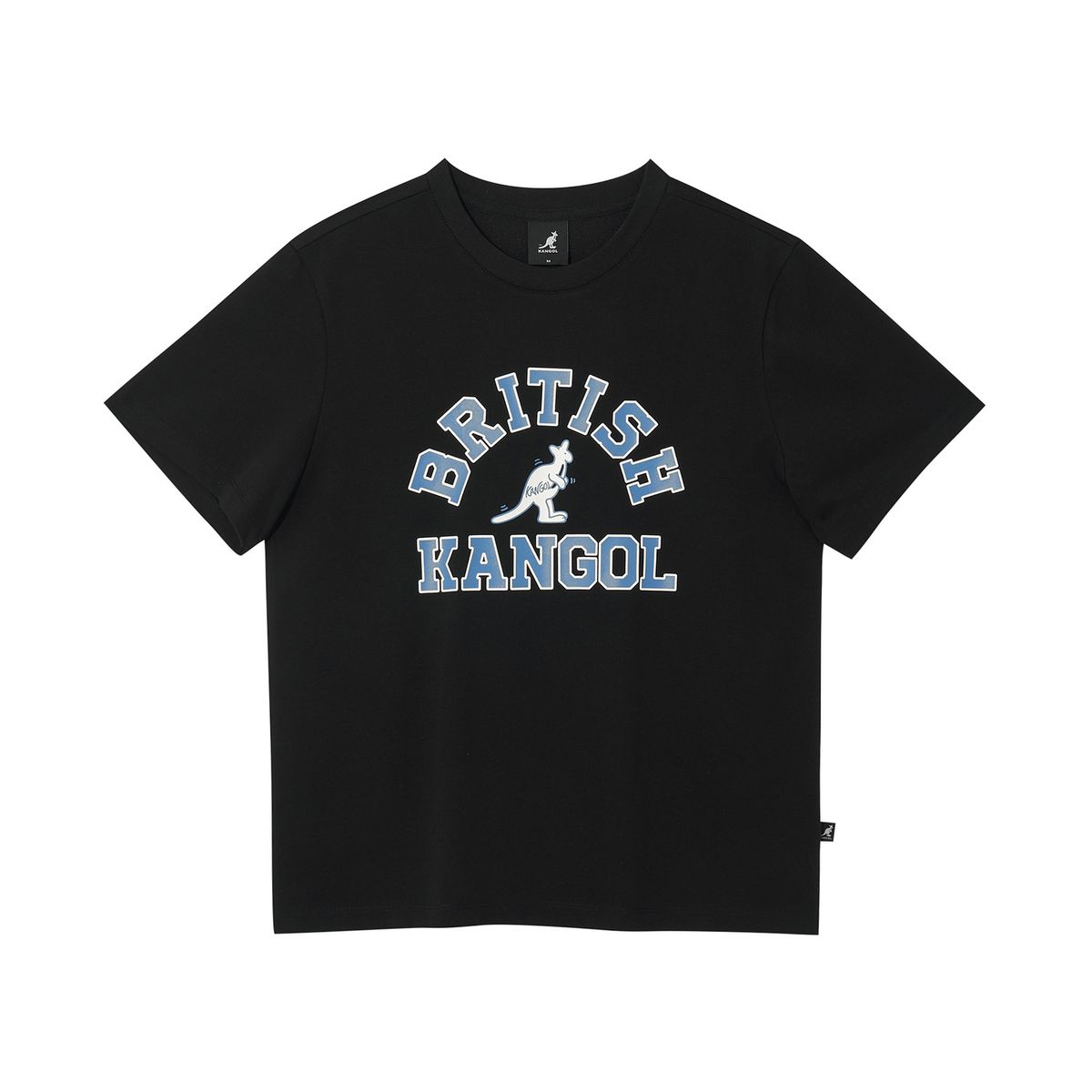 캉골(KANGOL) 우먼스 플레이 로고 티셔츠 2791 블랙