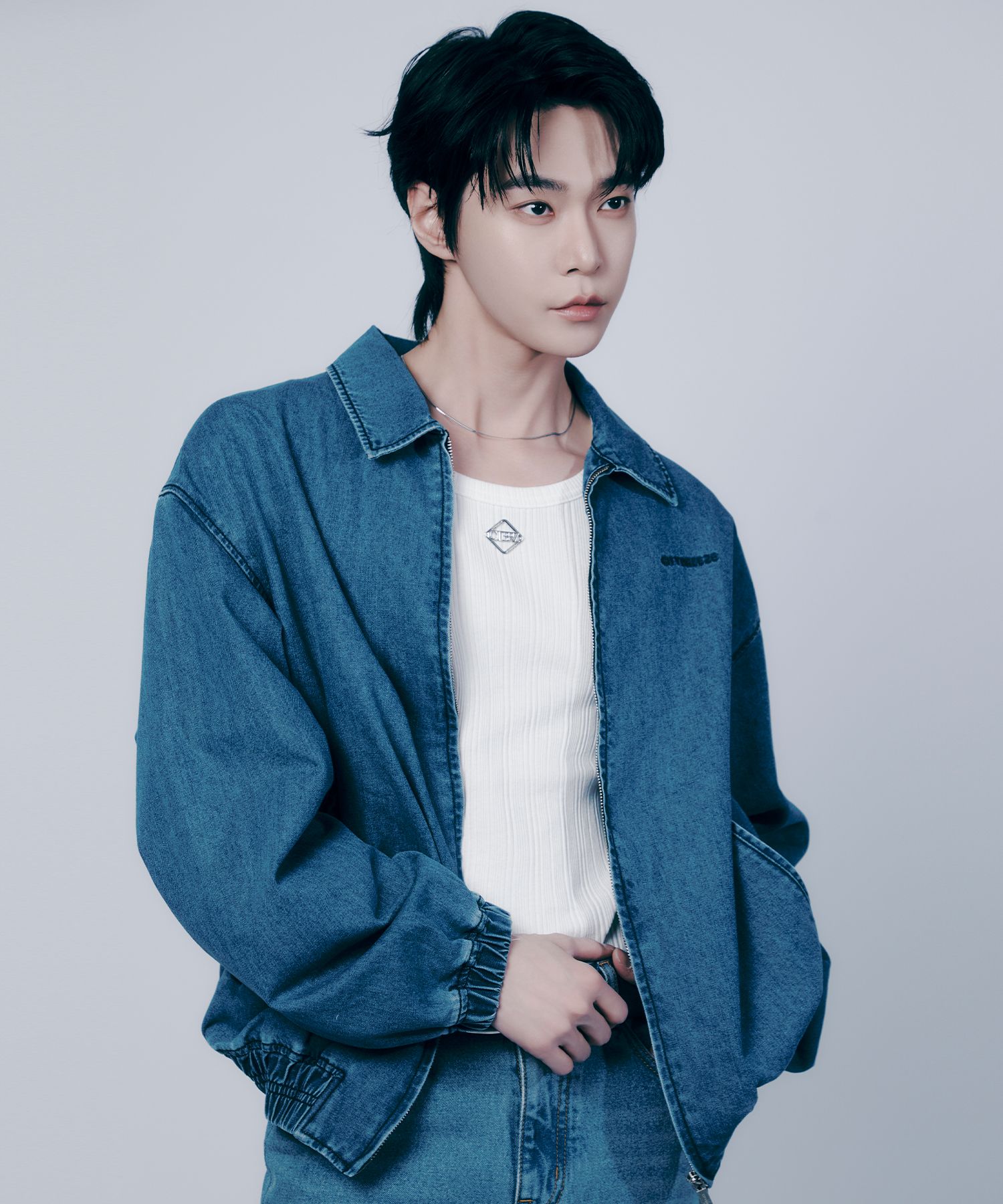 citybreeze★韓国★DENIM BLOUSON JACKET デニムジャケット MUSINSA | CITYBREEZE Denim Blue Jacket Jumper_INDIGO