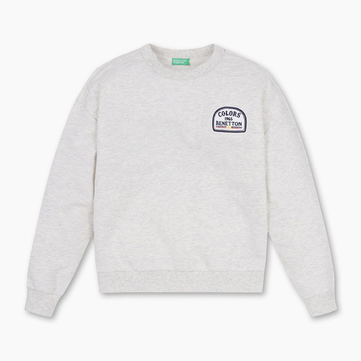베네통키즈(BENETTONKIDS) 그래픽 포인트 맨투맨_QAMT11511MG