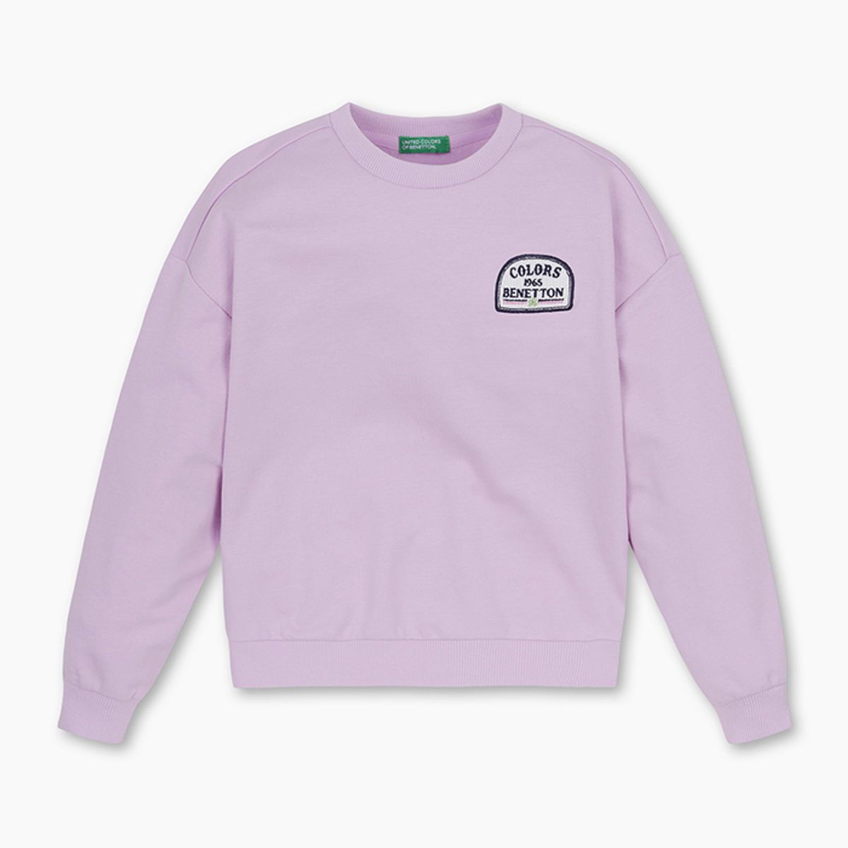 베네통키즈(BENETTONKIDS) 그래픽 포인트 맨투맨_QAMT11511LV