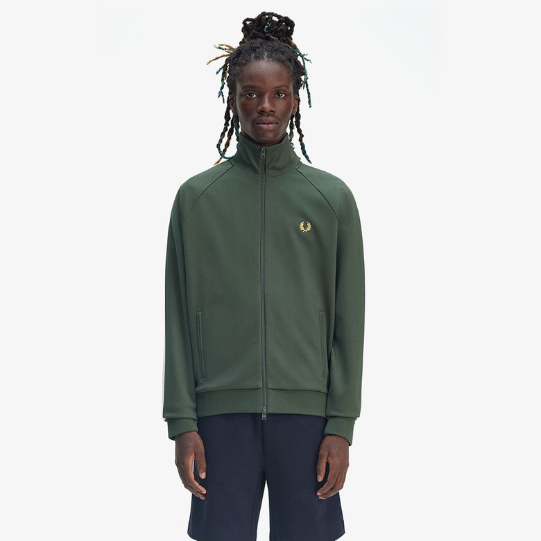 [Sport] 투컬러 테잎 트랙재킷 - 코트 그린 AFPM2519045-X89