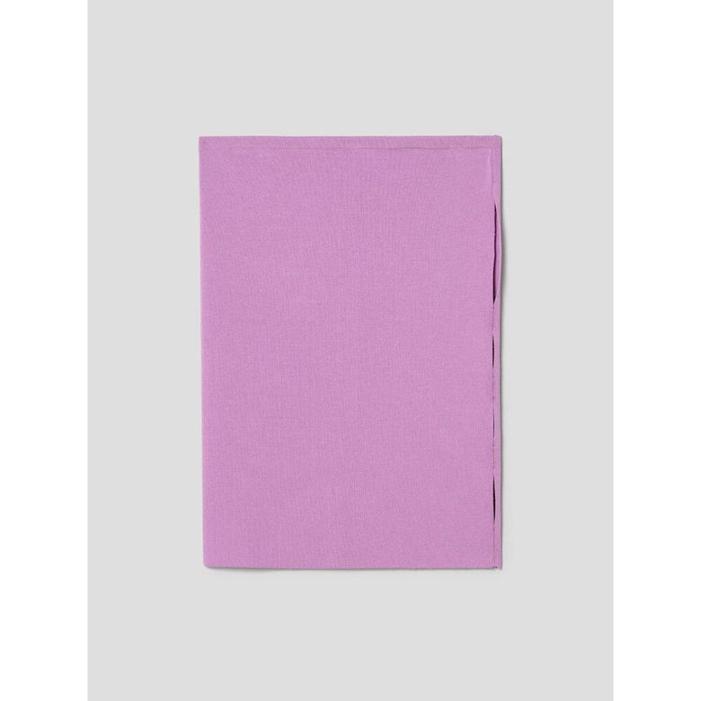 One Shoulder Slit Tube Top  Pink