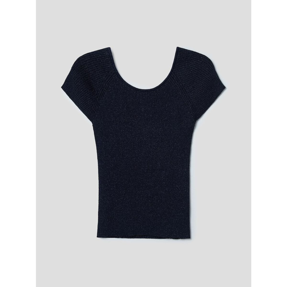 앙개(ANGGAE) TwoTone Backless Pullover  Navy