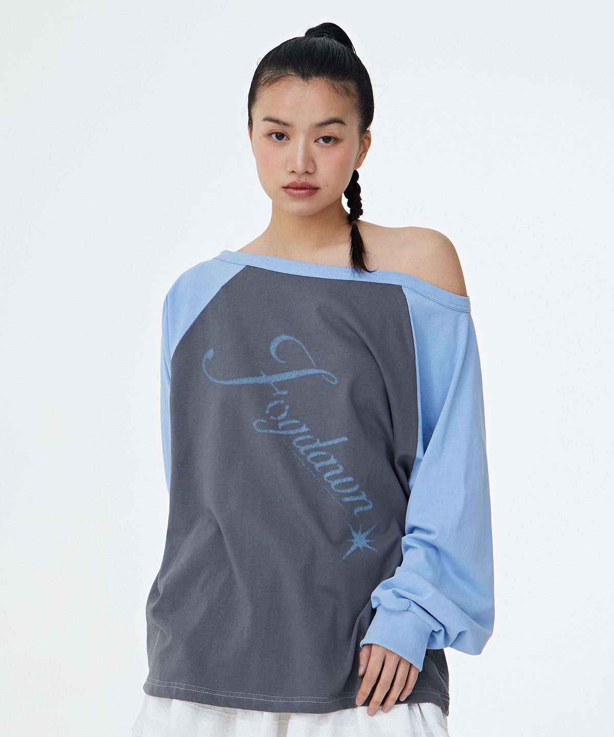 【FOGDAWN】Stardust Raglan Long Sleeve 長袖 Tシャツ MUSINSA公式 | FOGDAWN Stardust Raglan Long Sleeve (blue)