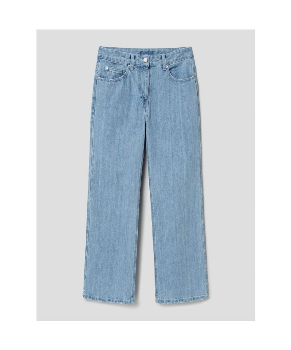 앙개(ANGGAE) Slup Denim  Pants  Sky Blue