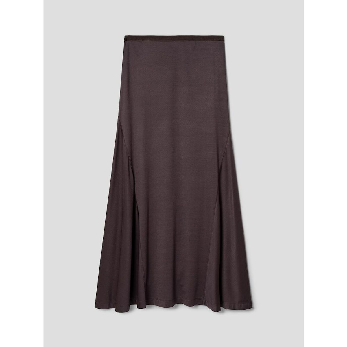 앙개(ANGGAE) Gabrielle ALine Long Skirt  Brown