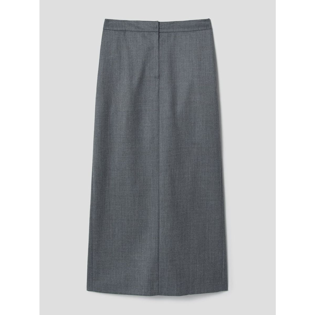 앙개(ANGGAE) HLine Long Skirt  Grey