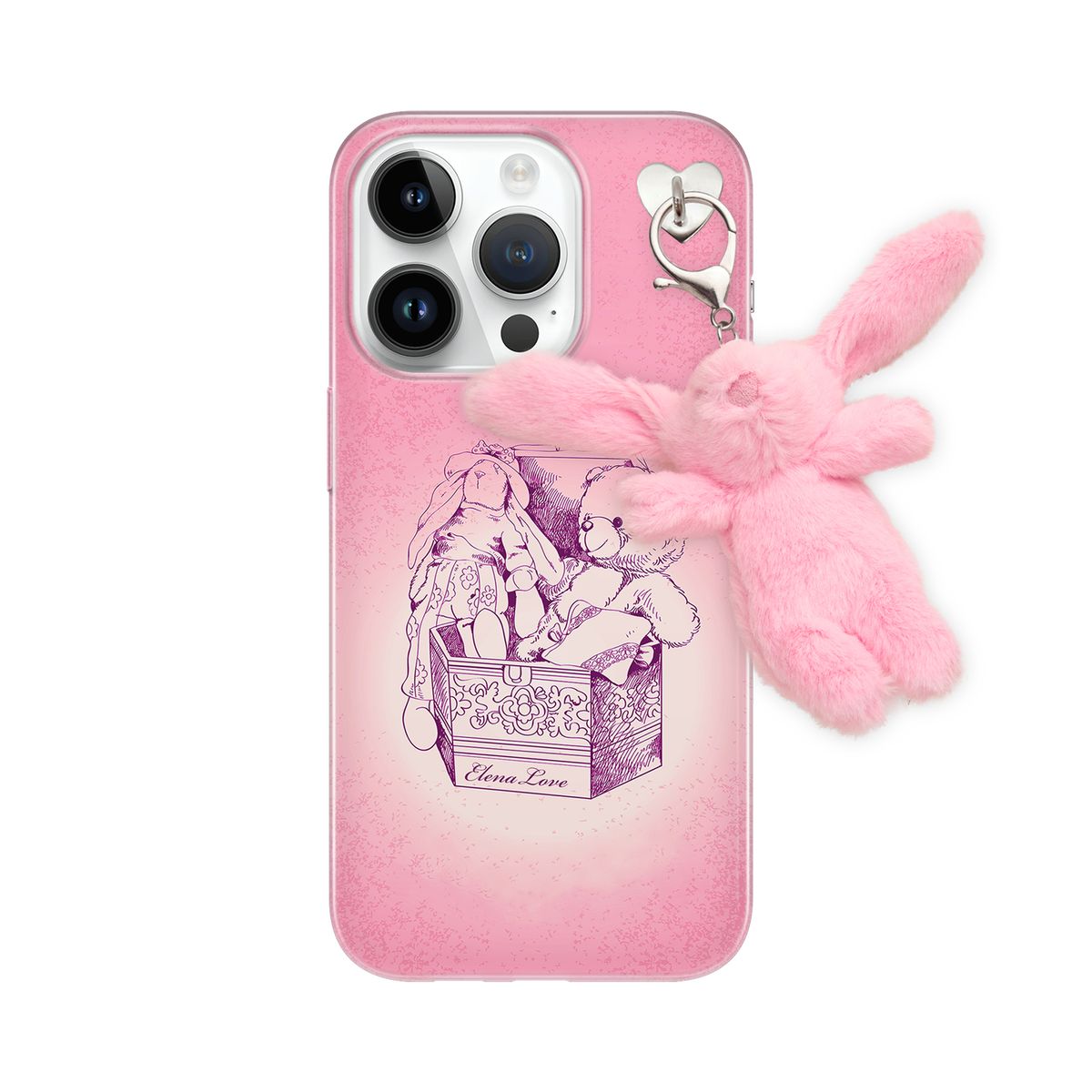 엘레나 러브(ELENALOVE) [Clear case] Childhood memories 클리어케이스 (키링 미포함)