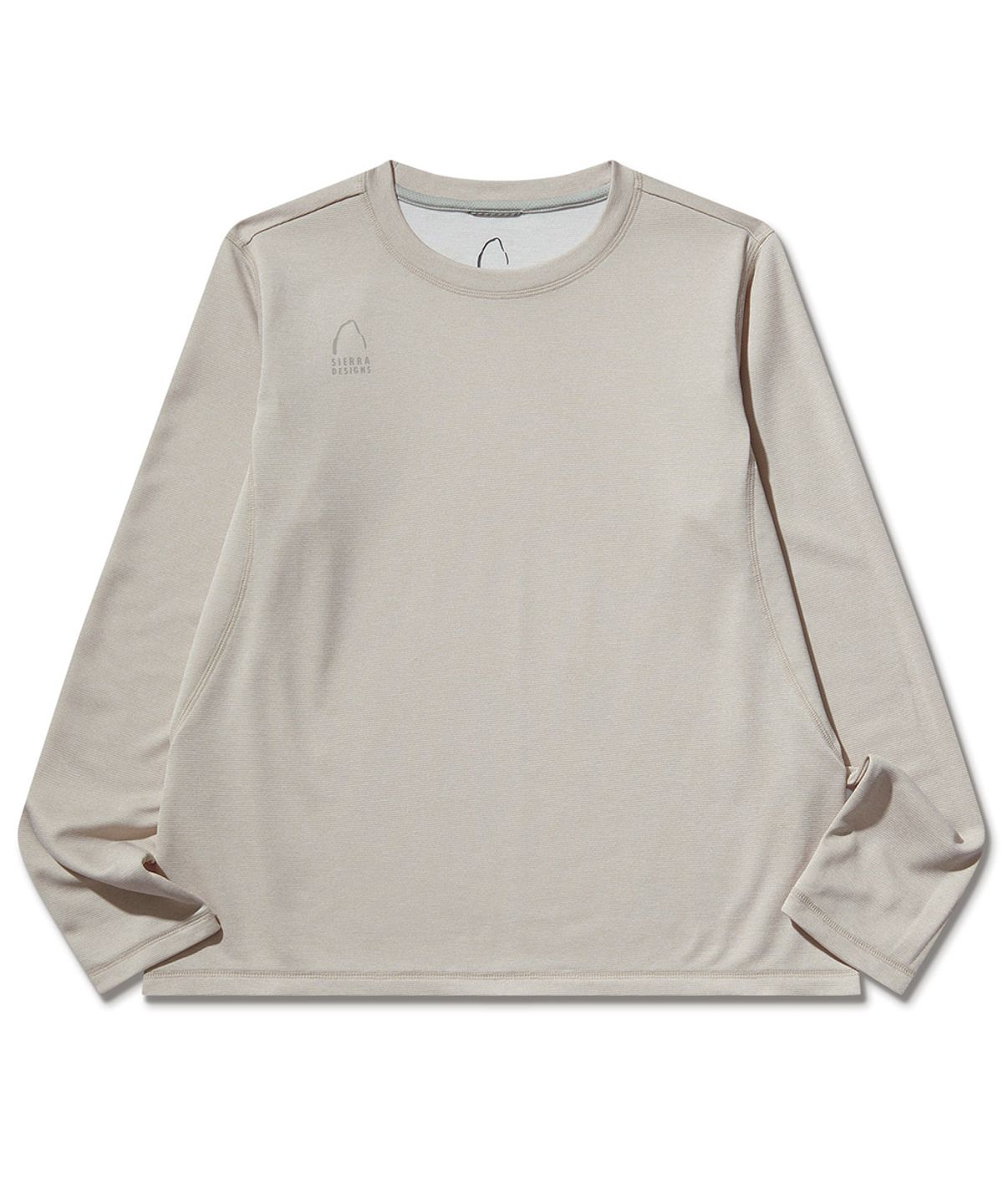 시에라디자인(SIERRA DESIGNS) W) 시에라(SIERRA) 하프돔 로고 긴팔 티셔츠 IVORY