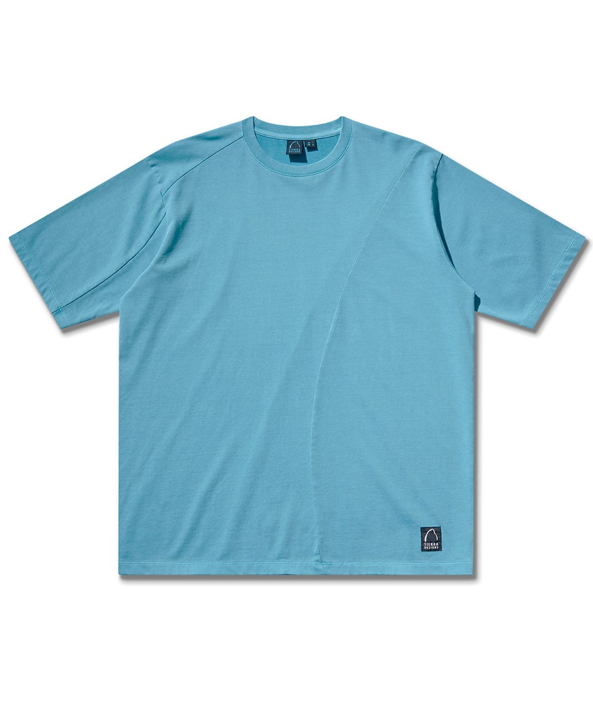 시에라디자인(SIERRA DESIGNS) 로사(ROSA) 가먼트다잉 반팔 티셔츠 BLUE