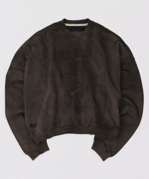 X 언더마이카 아플리케 스웨트셔츠