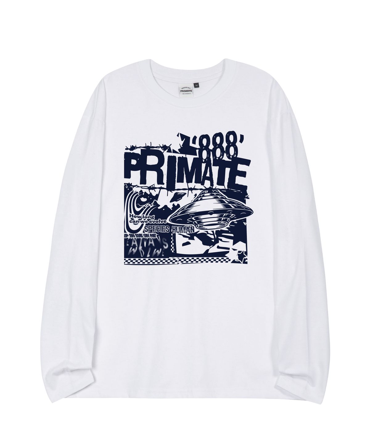 프라임에이트(PRIMATE) SPACE 오버핏 롱 슬리브 4 COLORS