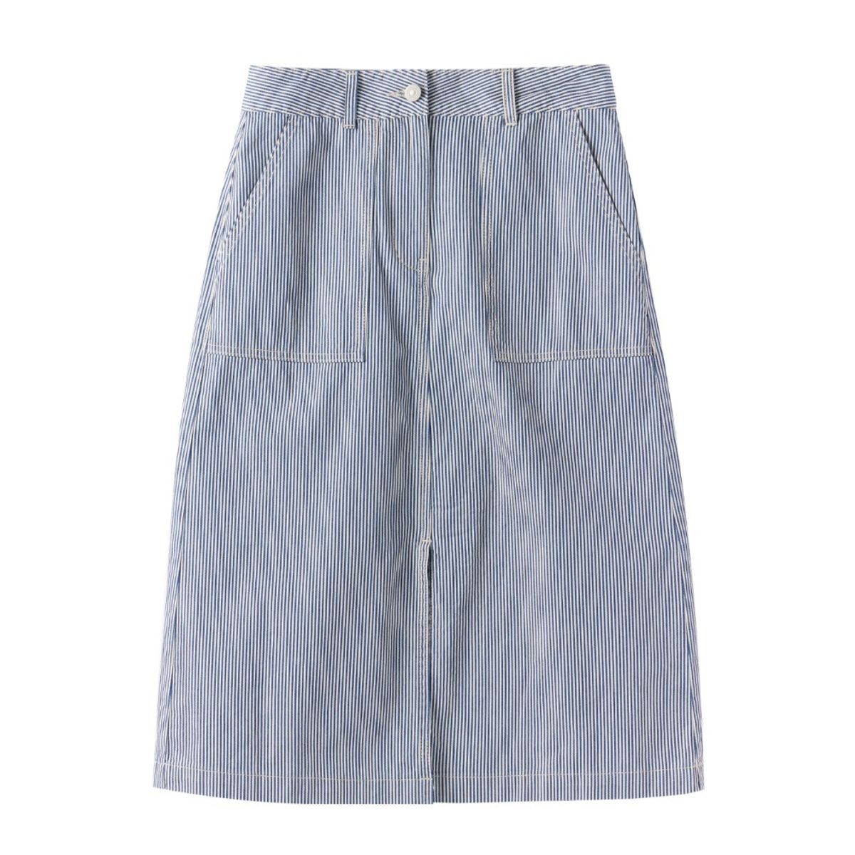 브롬톤 런던(BROMPTON LONDON) W 1975 DENIM SKIRT - BLUE (P251WSK463)
