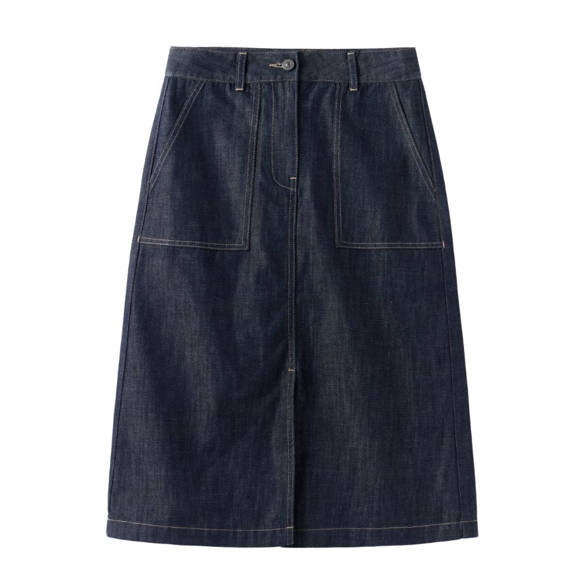 브롬톤 런던(BROMPTON LONDON) W 1975 DENIM SKIRT - INDIGO (P251WSK463)