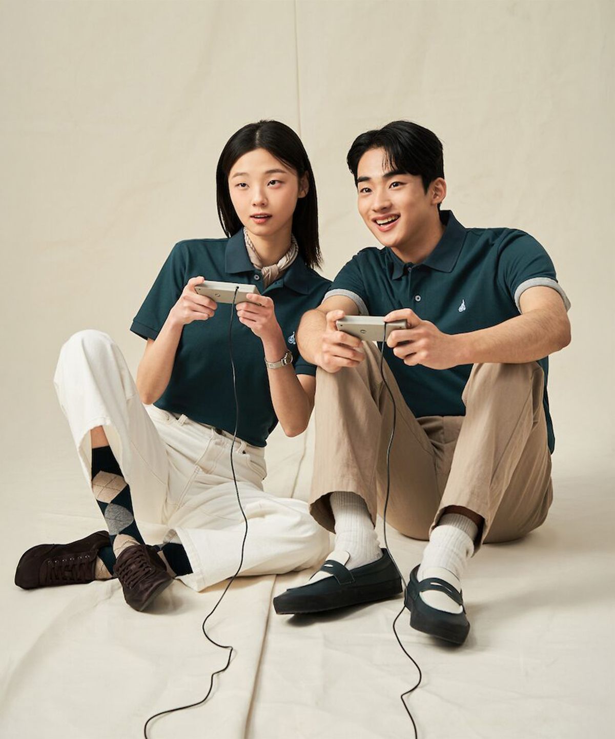 빈폴 멘(BEANPOLE MEN) [Essential] 남녀공용 수피마 코튼 피케 티셔츠  그린 (BC5242E11M)