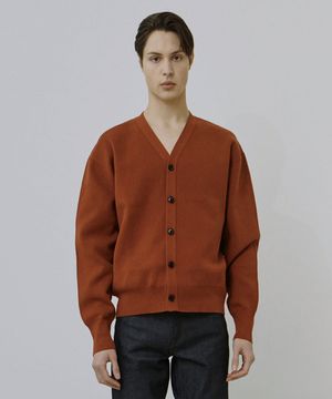 409 Cardigan Melange Orange
