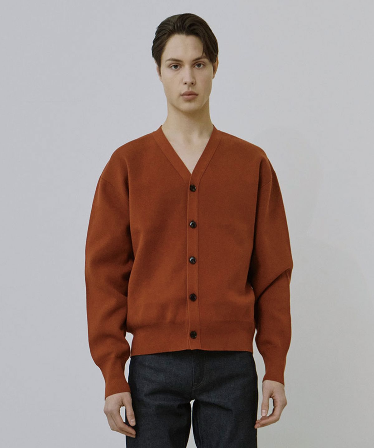 론트(LOHNT) 409 Cardigan Melange Orange