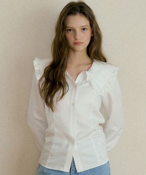 GENA ESSENTIAL BLOUSE WHITE