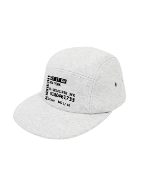 시그니처 넘버코드 캠프캡_화이트