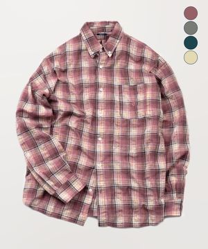 빈티지 체크 셔츠 NST5225