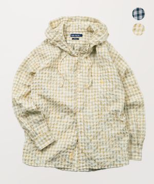 오버핏 후드 셔츠