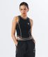 우먼스 시그니처 컨트라스트 탱크탑 (Black)