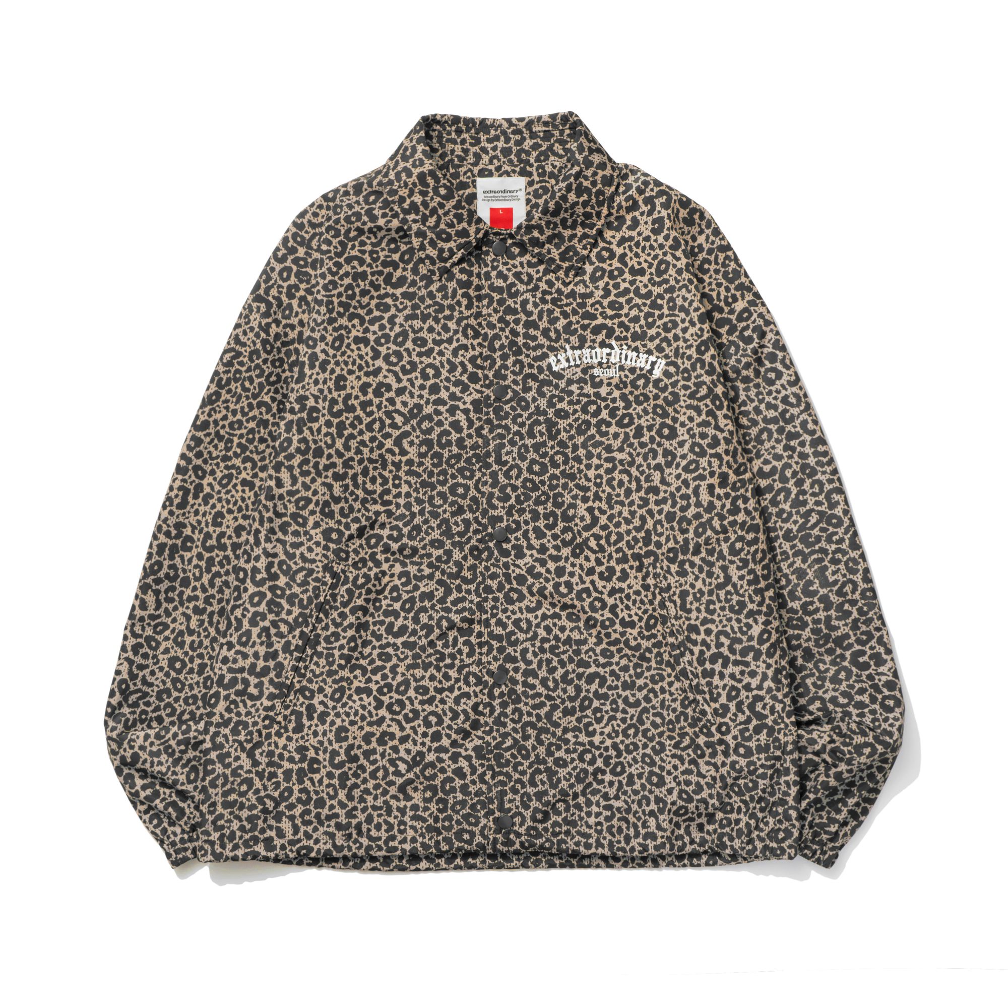 MUSINSA | EXTRAORDINARY LEOPARD COACH JACKET BROWN MUSINSA | EXTRAORDINARY LEOPARD COACH JACKET BROWN