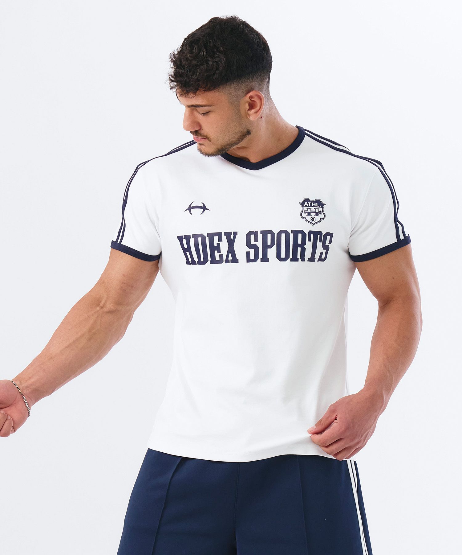 HDEX ■ Sporty Ringer Muscle Fit Short Sleeve MUSINSA | HDEX Sporty Ringer Muscle Fit Short Sleeve (Black)