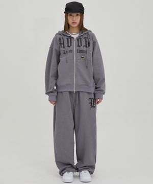 H 로고 에일리언 스웨트팬츠 차콜