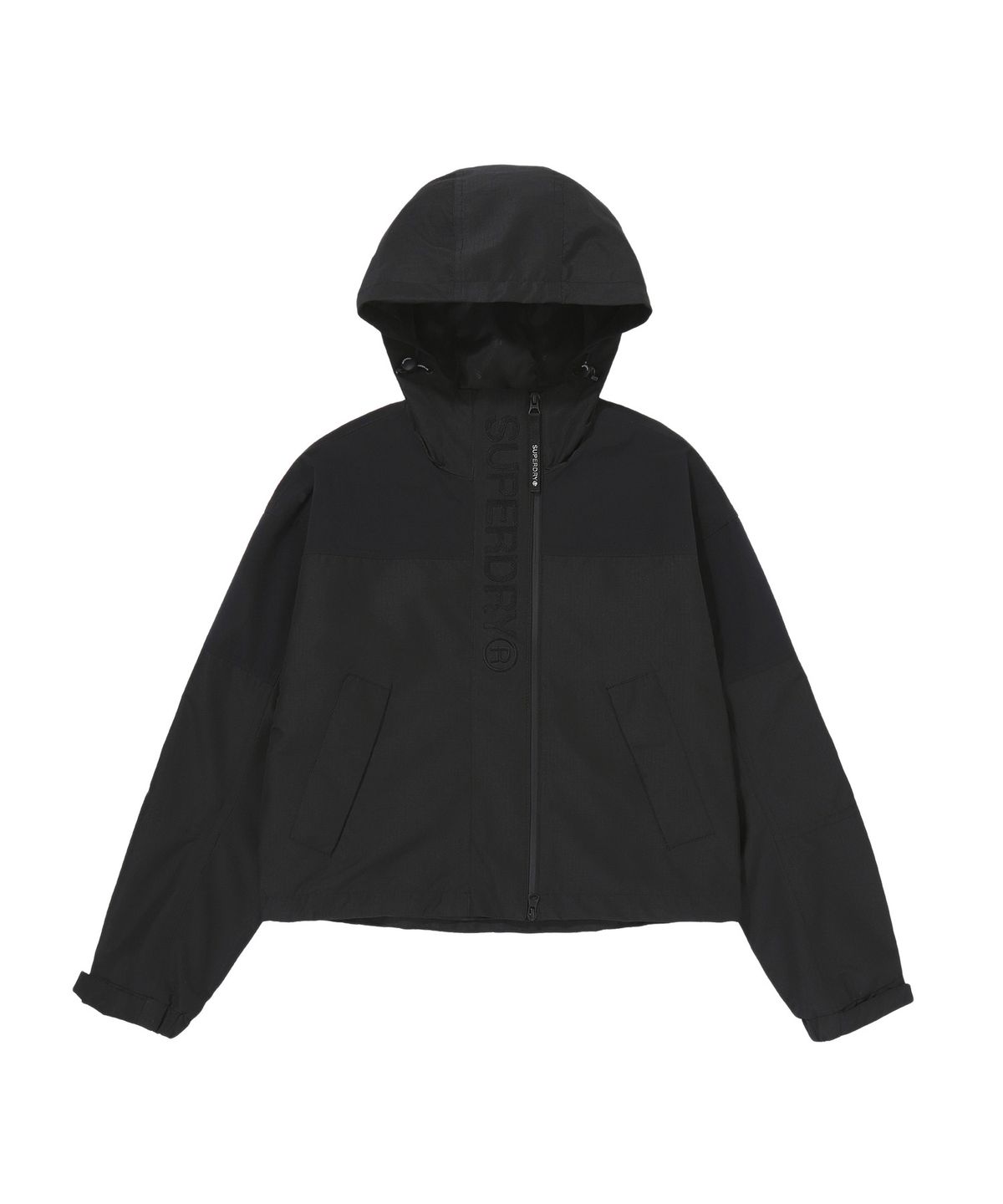 슈퍼드라이(SUPERDRY) W 시그니처 윈드치터 자켓 블랙