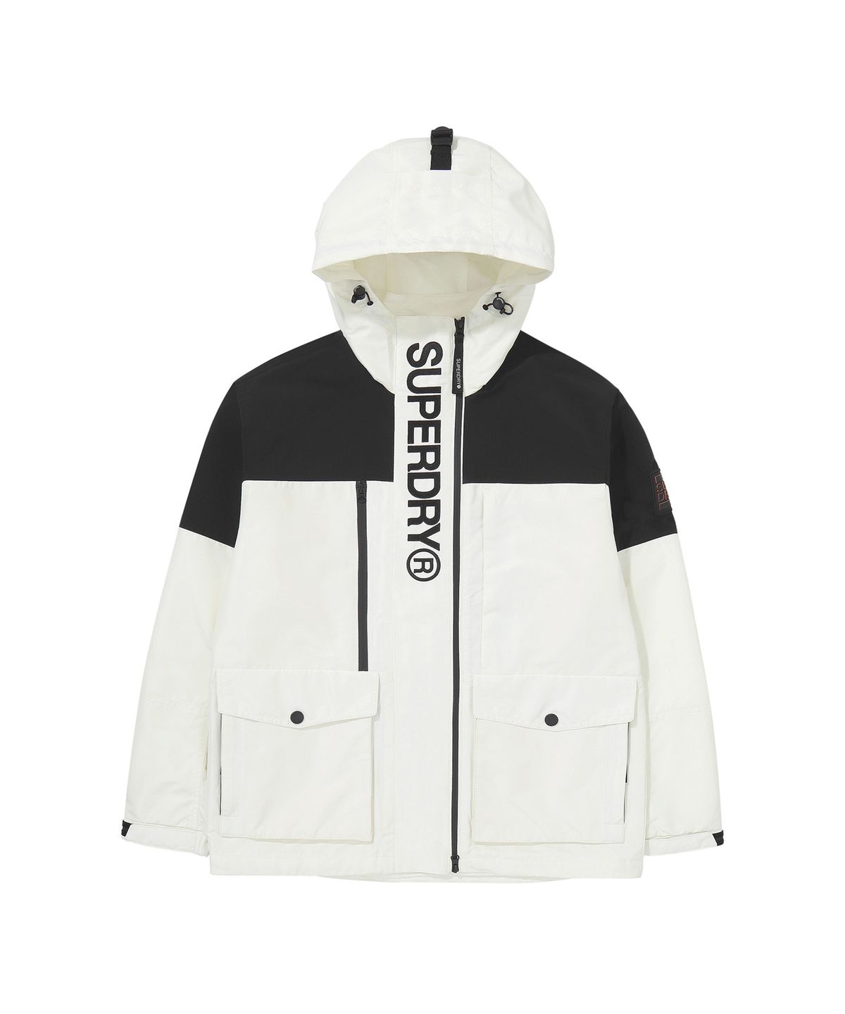 슈퍼드라이(SUPERDRY) 시그니처 윈드치터 자켓 크림