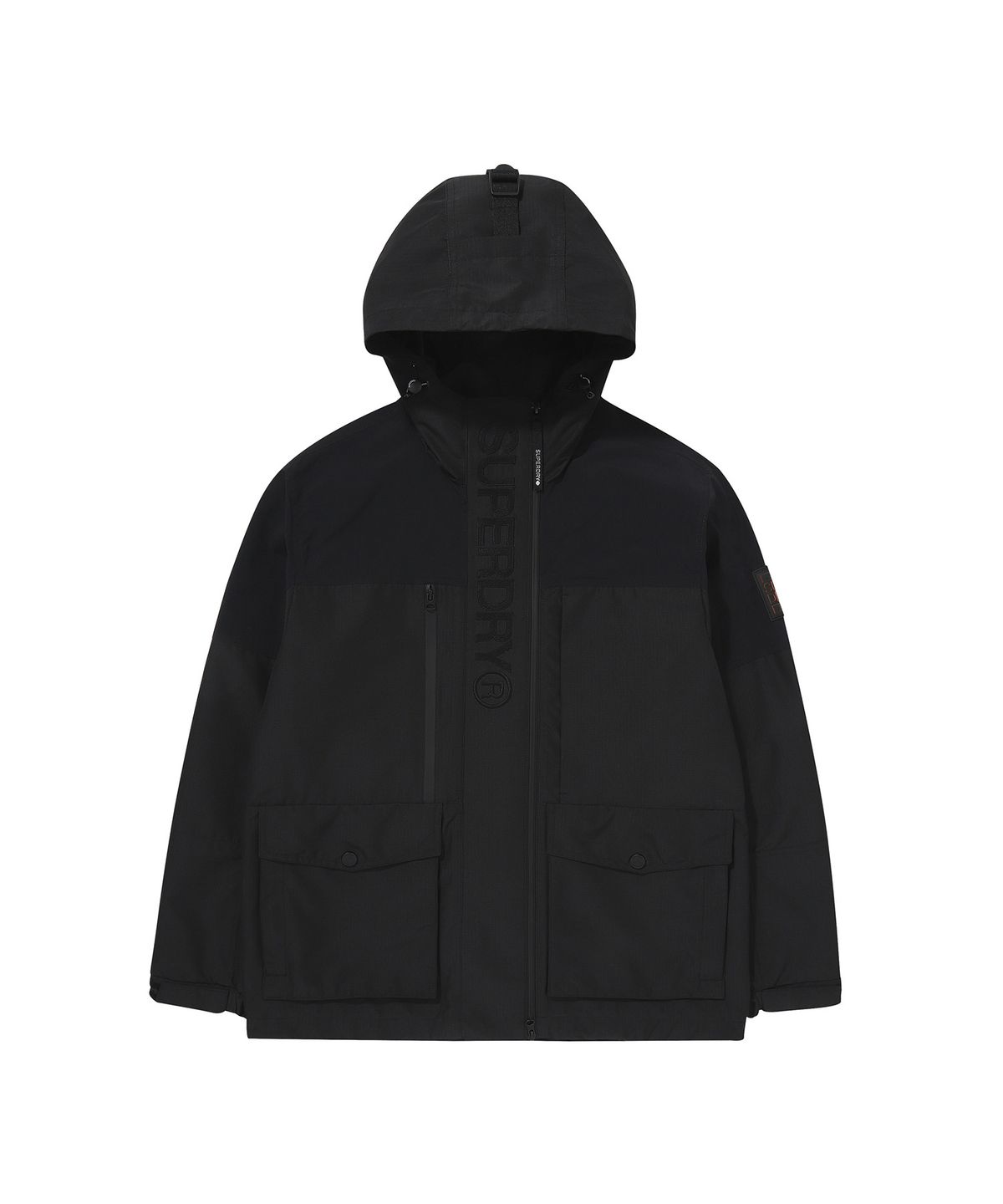 슈퍼드라이(SUPERDRY) 시그니처 윈드치터 자켓 블랙