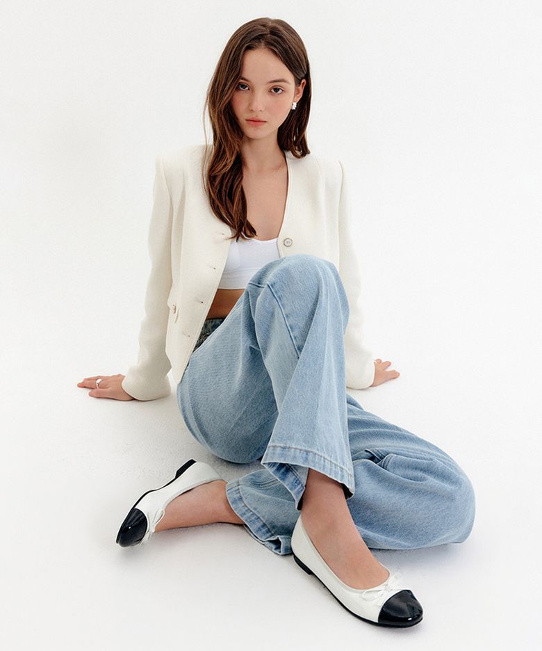 앨리 리본 플랫 슈즈 / ALLY RIBBON FLAT SHOES_3colors