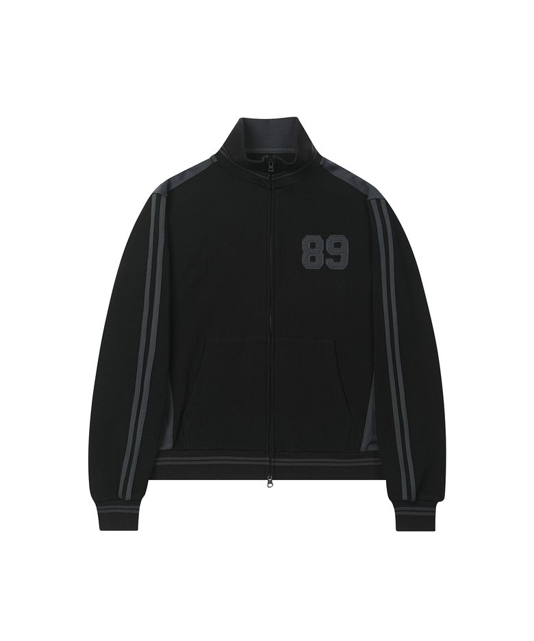 Waffle Track Jacket [BLACK]_SEJK022BLACK