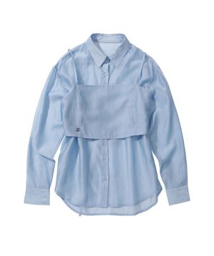 W.(SET)Sheer Shirt Bustier Set [SKYBLUE]_SEWSH002SKYBLUE