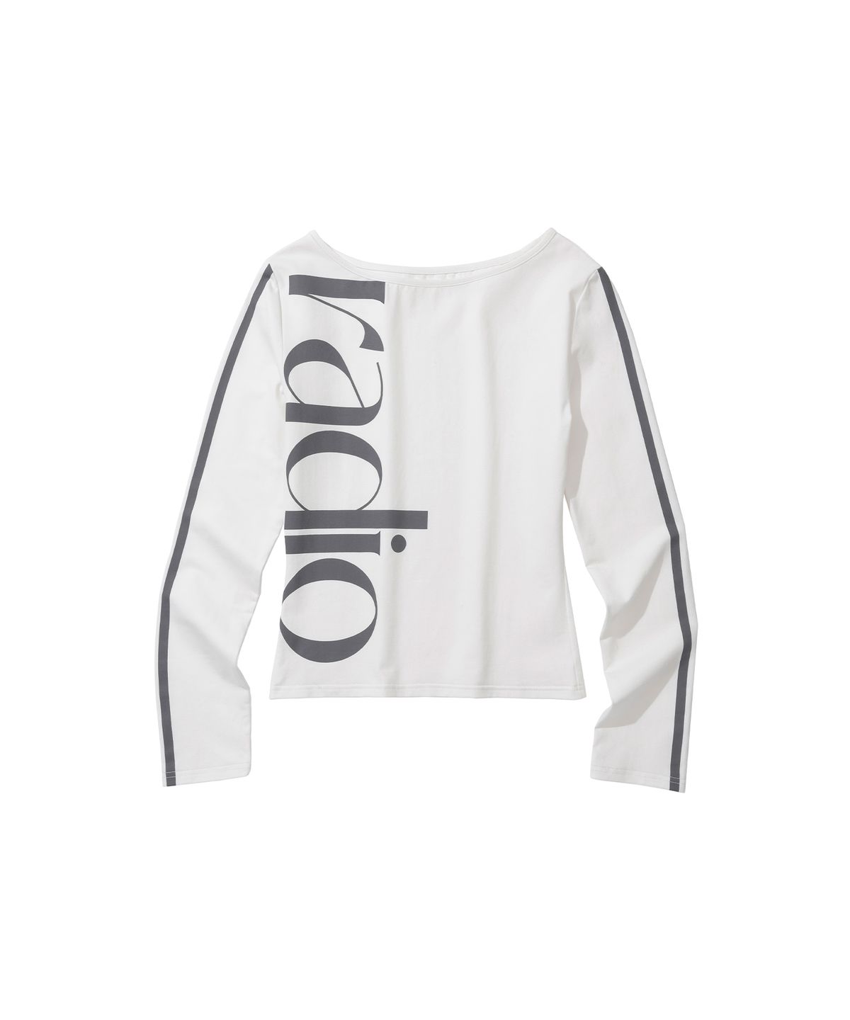 세컨모놀로그(SECONDMONO) W. Radio Lettering Slim Fit Long Sleeve [IVORY]_SEWTS001IVORY