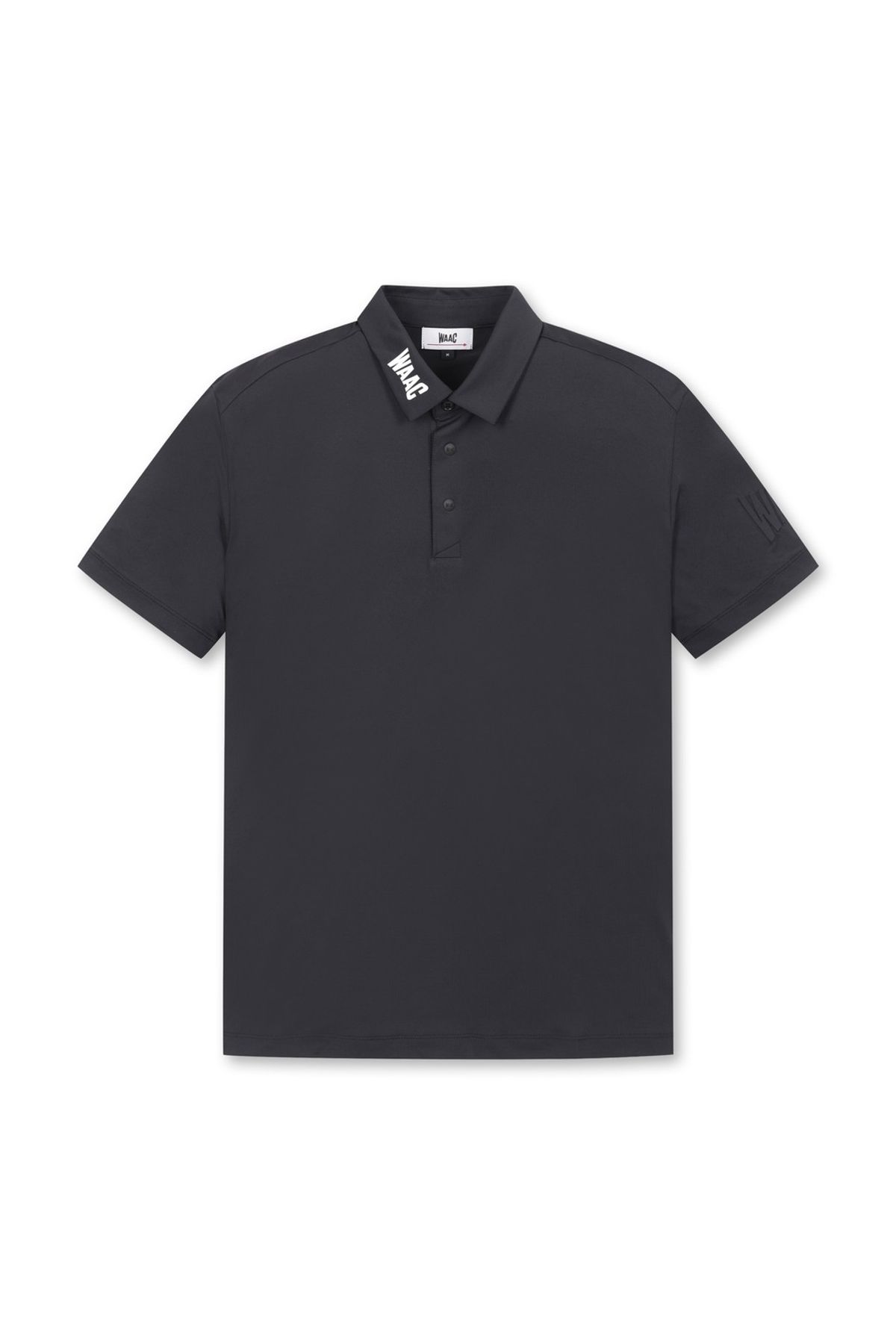 왁(WAAC) Embossed Logo SS Polo_WMTCM25901BKX